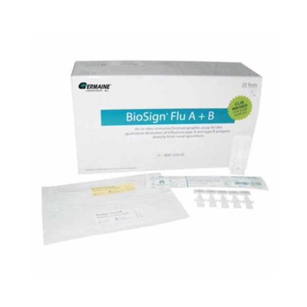 Rapid Flu A+B Test Kit 25 Tests Per Box MedSTAT